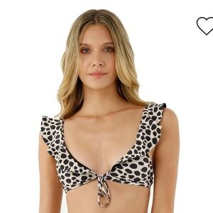 Malai Casanova Ruffle Bralette Bikini Top